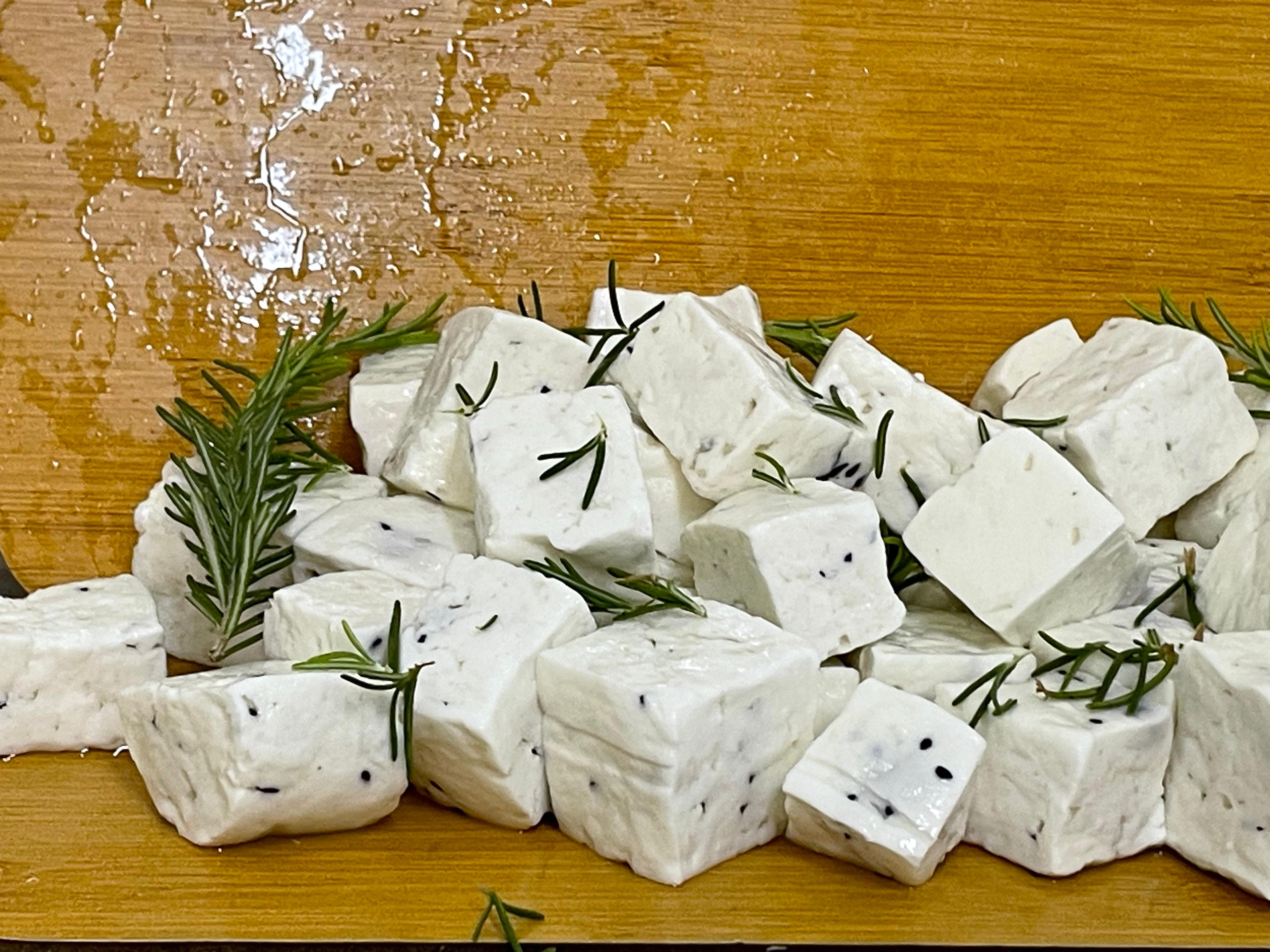 Cheese Boiled in Natural Mastic, Muhlab & Nigella Seed